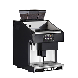 Distributeurs de cafés<br>Machine à café espresso tout automatique pour une utilisation en mode self-service, 1 groupe, chaudi