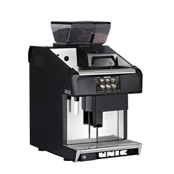 Distributeurs de cafés<br>Machine à café espresso tout automatique pour une utilisation en mode self-service, 1 groupe, chaudi