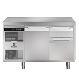 Table réfrigéréeecostore HP Premium-290lt, 1 Porte 1x(1/3&2/3) tiroirs, centrale