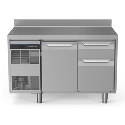 Digitale Kühltischeecostore HP Premium Refrigerated Counter - 290lt, 1-Door, 1/3+2/3 Drawers, Upstand