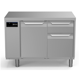 ecostore HP PremiumTavolo refrigerato 290lt,1 porta,1/3 e 2/3 cassetti,-2+10°C, remoto