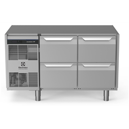 Table réfrigéréeecostore HP Premium-290lt, 4x1/2 tiroirs, sans dessus