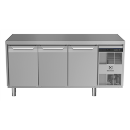 Table réfrigéréeecostore HP Premium-440lt, 3 Portes, groupe à droite