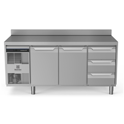 Digitale Kühltischeecostore HP Premium Refrigerated Counter - 440lt, 2-Door, 3x1/3 Drawers, Upstand