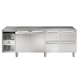 ecostore HP PremiumTavolo refrigerato 590lt, 2 porte, 4 cassetti, -2+10°C, no top