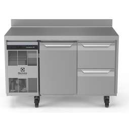 Digital Undercounterecostore HP Premium Refrigerated Counter - 290lt, 1-Door, 2-Drawer, Upstand, UK Plug