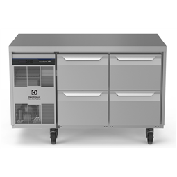 Digital Undercounterecostore HP Premium Refrigerated Counter - 290lt, 4x1/2 Drawers, UK Plug