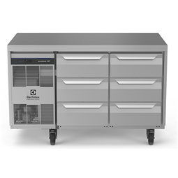 Digital Undercounterecostore HP Premium Refrigerated Counter - 290lt, 6x1/3 Drawers,  UK Plug