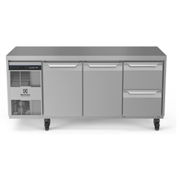 Digitalni podpultniecostore HP Premium Refrigerated Counter - 440lt, 2 Door and 2 Drawers with UK Plug