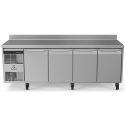 Digital Undercounterecostore HP Premium Refrigerated Counter - 590lt, 4-Door, Upstand, UK Plug