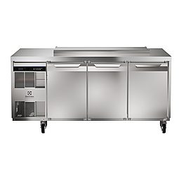 Digital Undercounterecostore HP Premium Refrigerated Counter - 440lt, 3-Door on wheels and with UK plug
