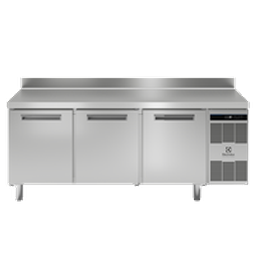 Pastry and Bakery Line3 Door Refrigerated Counter, -2°/+7°C, 600X400 grid, with upstand