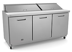 Refrigeration Equipment<br>3-Door Sandwich/Salad Prep Table 72