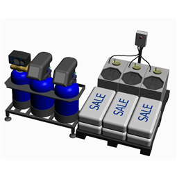 ВодоподготовкаKit water softener for rack type