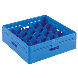GeschirrspülenBasket for 25 Tilted Glasses - H=120mm, Diam=80mm (blue)