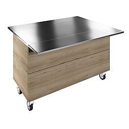 Flexy Compact Ambient unit on cupboard (1GN) with wheels