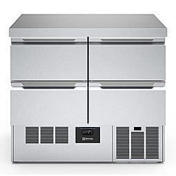 Digital Undercounter Compact Refrigerated Counter - 250lt, 1 Door
