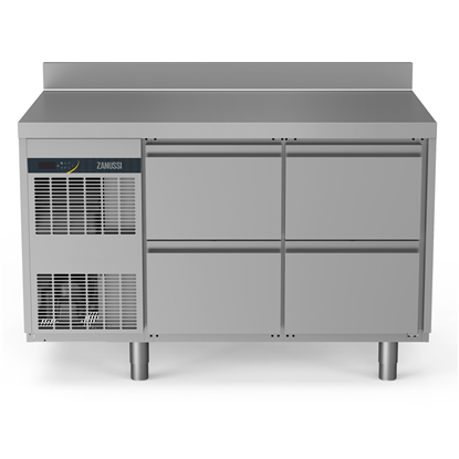 NPT Active HP<br>Table réfrigérée 290 L, 4x1/2 tiroirs avec dosseret -2+10°C