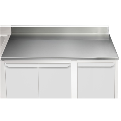 Modular Preparation1400 mm Work Top with Upstand