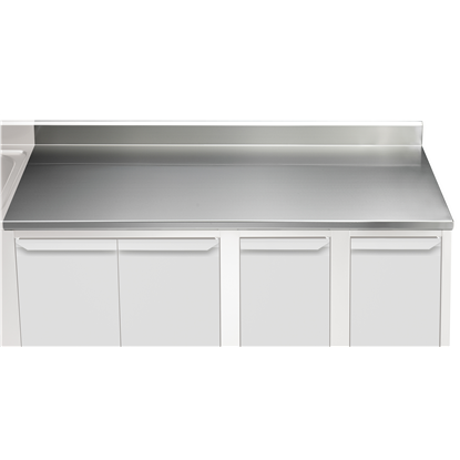 Modular Preparation2000 mm Work Top with Upstand