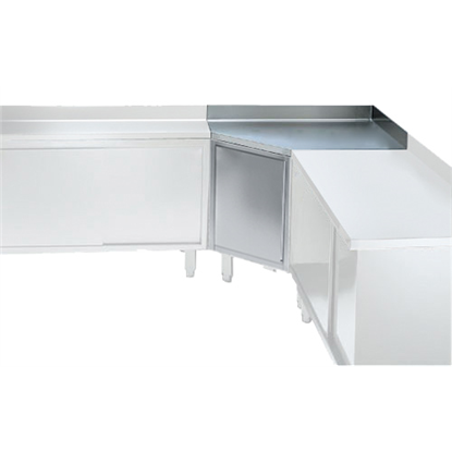 Standard PreparationCorner Unit Worktop Cupboard with Upstand, Shelf & Sliding Doors