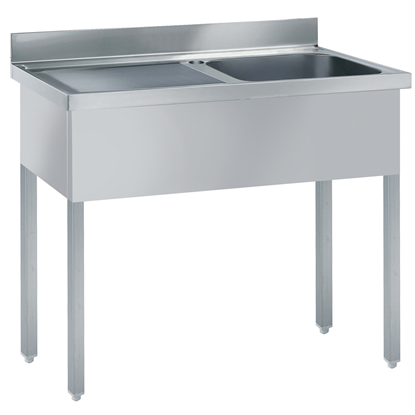 Eco Preparation1200 mm Sink with 1 Bowl - Left Drain