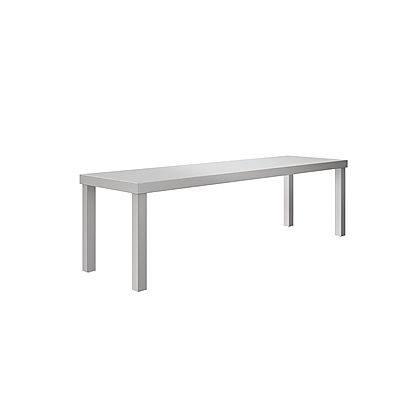 Stainless Steel PreparationOvershelf with one tier, 1400 mm