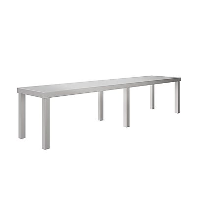Stainless Steel PreparationOvershelf with one tier, 1800 mm