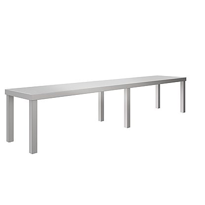 Stainless Steel PreparationOvershelf with one tier, 2000 mm