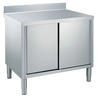 Standard Preparation1200 mm Worktop Cupboard with Upstand, Shelf & Sliding Doors