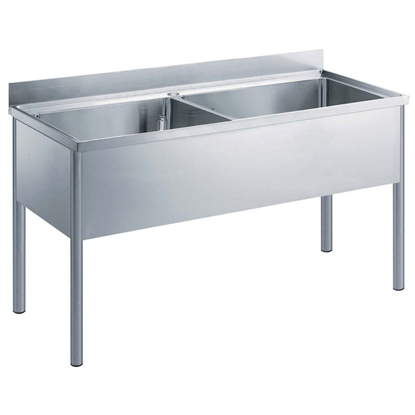 Premium Preparation1800 mm Soaking Sink with 2 Bowls