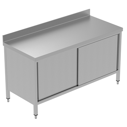 PLUS - Static Preparation1600 mm Worktop Cupboard with Upstand