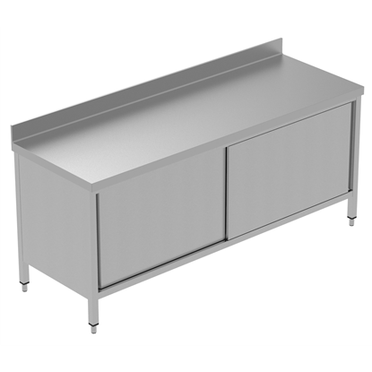 PLUS - Static Preparation2000 mm Worktop Cupboard with Upstand