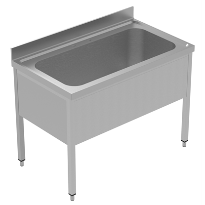 PLUS - Static Preparation1200 mm Soaking Sink with 1 Bowl