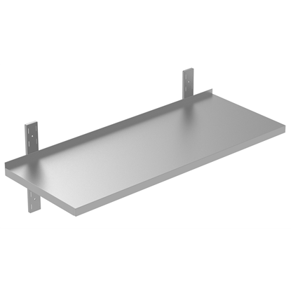 PLUS - Static Preparation1000 mm Solid Wall Shelf with Brackets