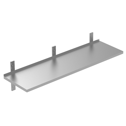 PLUS - Static Preparation1400 mm Solid Wall Shelf with Brackets