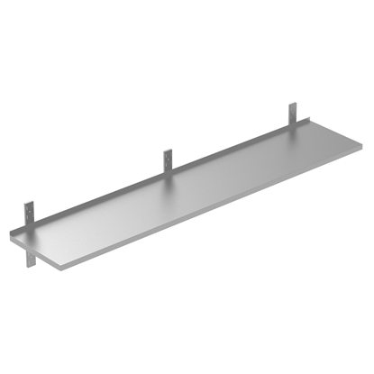 PLUS - Static Preparation2000 mm Solid Wall Shelf with Brackets