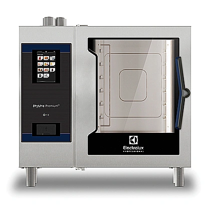 SkyLine PremiumSElectric Combi Oven 6GN1/1, Left hinged door