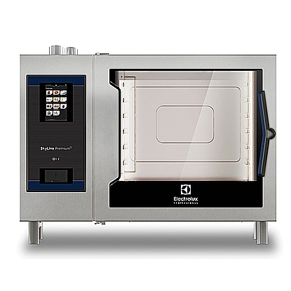SkyLine PremiumSNatural Gas Combi Oven 6GN2/1, Left hinged door