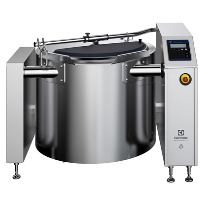High Productivity CookingSmart Electric Boiling Pan 300lt, 600mm tilting height, with feet