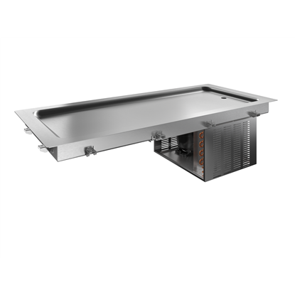 Drop-InDrop-in refrigerated stainless steel surface (4 GN container capacity)