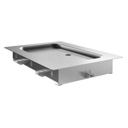 Drop-InDrop-in remote refrigerated stainless steel surface (1 GN container capacity)