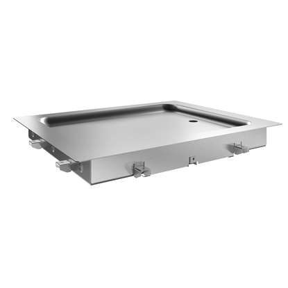 Drop-InDrop-in remote refrigerated stainless steel surface (2 GN container capacity)