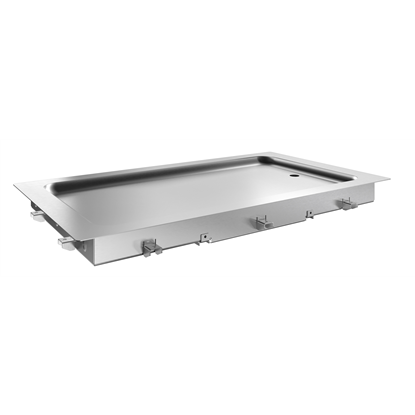 Drop-InDrop-in remote refrigerated stainless steel surface (3 GN container capacity)