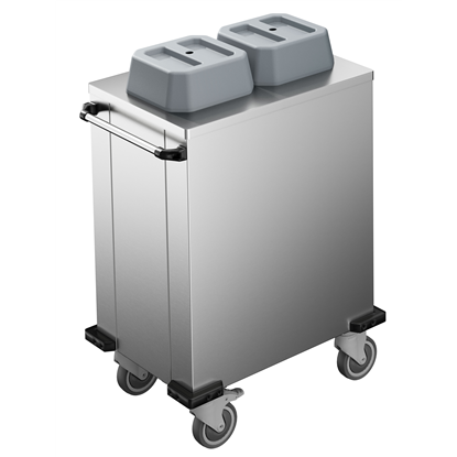 Service TrolleysPlate Dispenser Trolley, 2 cylinders - Ø180-240 mm