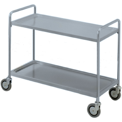 Service TrolleysTwo Tier Service Trolley with Handle 1200 mm