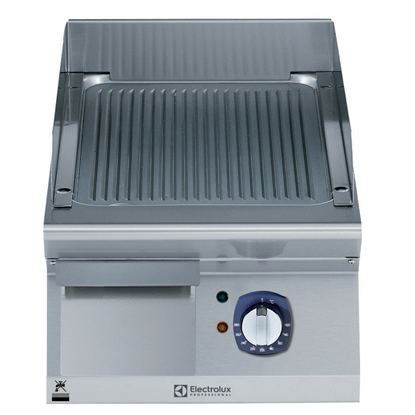 Modulare Großküchengeräteserie700XP 400mm Electric Fry Top, Ribbed Brushed Chrome Plate