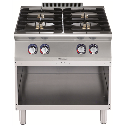 Modular Cooking Range Line700XP 4-Burner Gas Boiling Top on Open Base 800mm