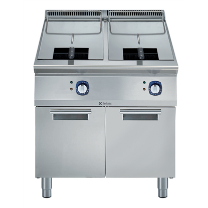 Modüler Pişirme Ekipmanları900XP  Elektrikli 2 Hazneli-2x15Lt Fritöz-800mm