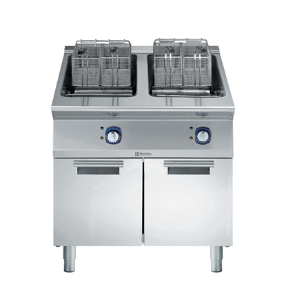 Modüler Pişirme Ekipmanları900XP  Elektrikli 2 Hazneli-2x18Lt Fritöz-800mm